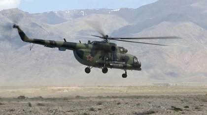 Кыргызстанский военный вертолет упал близ границы с Таджикистаном
