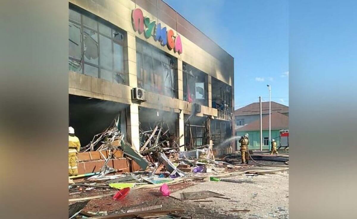 Взрыв прогремел в одном из детских развлекательных центров Кызылорды