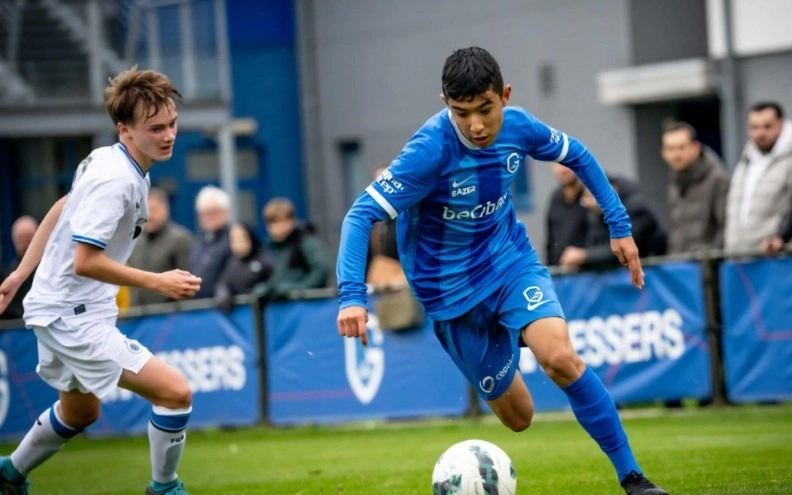 16-летний Даулетов стал чемпионом Бельгии в составе «Генка» U-18