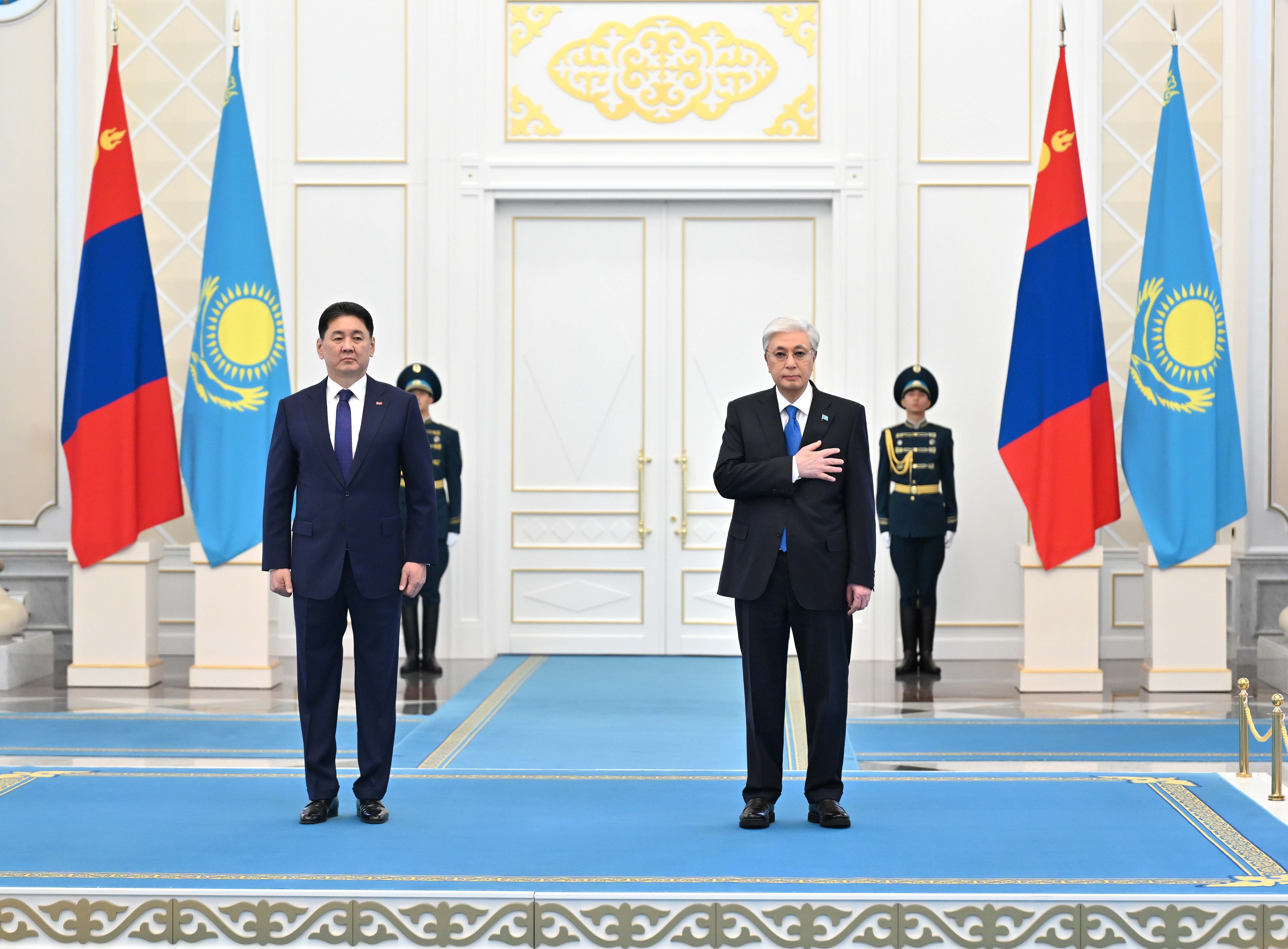 Токаев и Хурэлсух провели переговоры в Акорде: новый импульс партнёрству